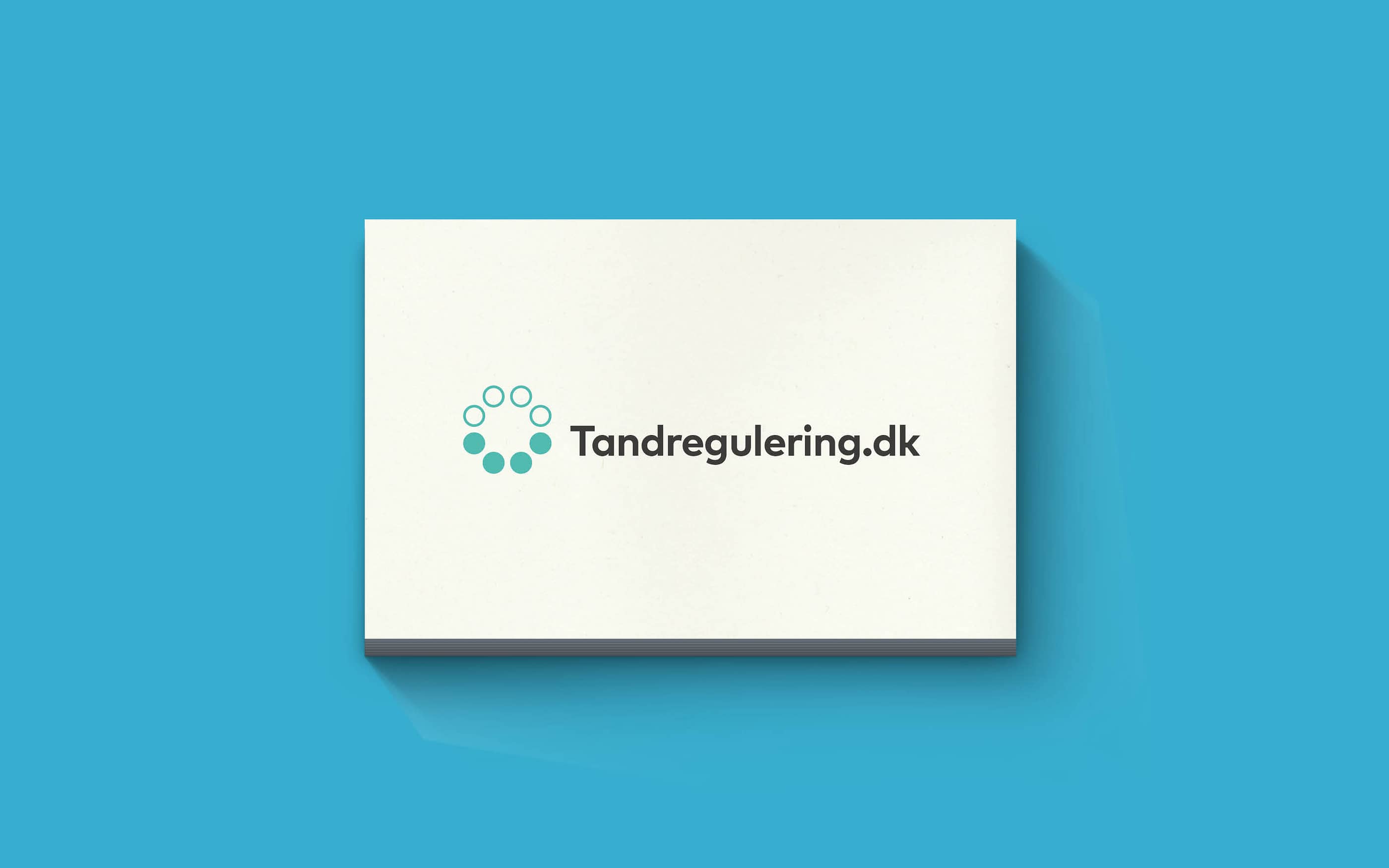Logodesign som del af visuel identitet for Tandregulering.dk